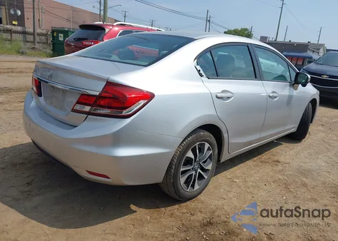 2014 Honda Civic Ex z USA, uszkodzony, nr VIN 19XFB2F89EE017729